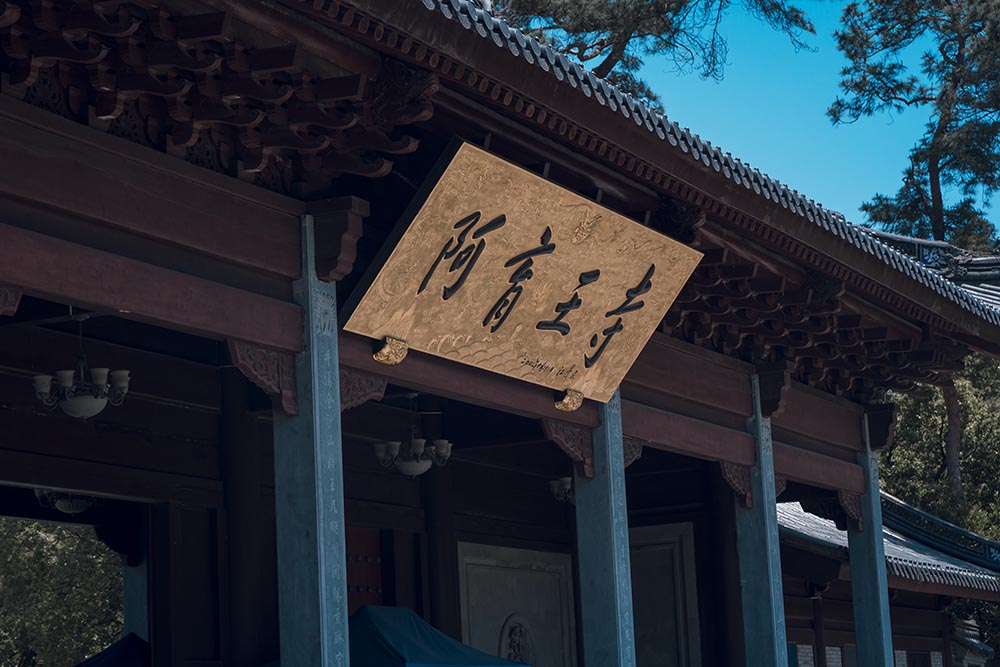 2021年(nián)5月(yuè)10日(rì)，拜訪參觀甯波阿育王寺